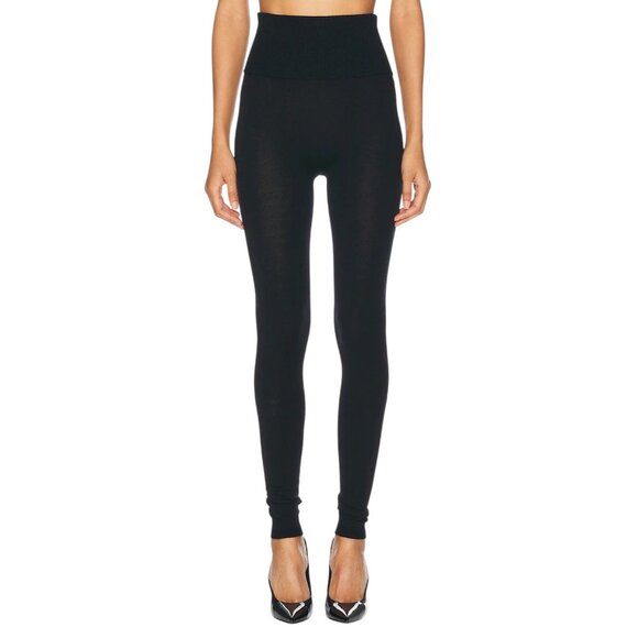 Wolford Wool W.O.W. Ford Leggings in Black Medium New Womens Tights Pants - Picture 1 of 14